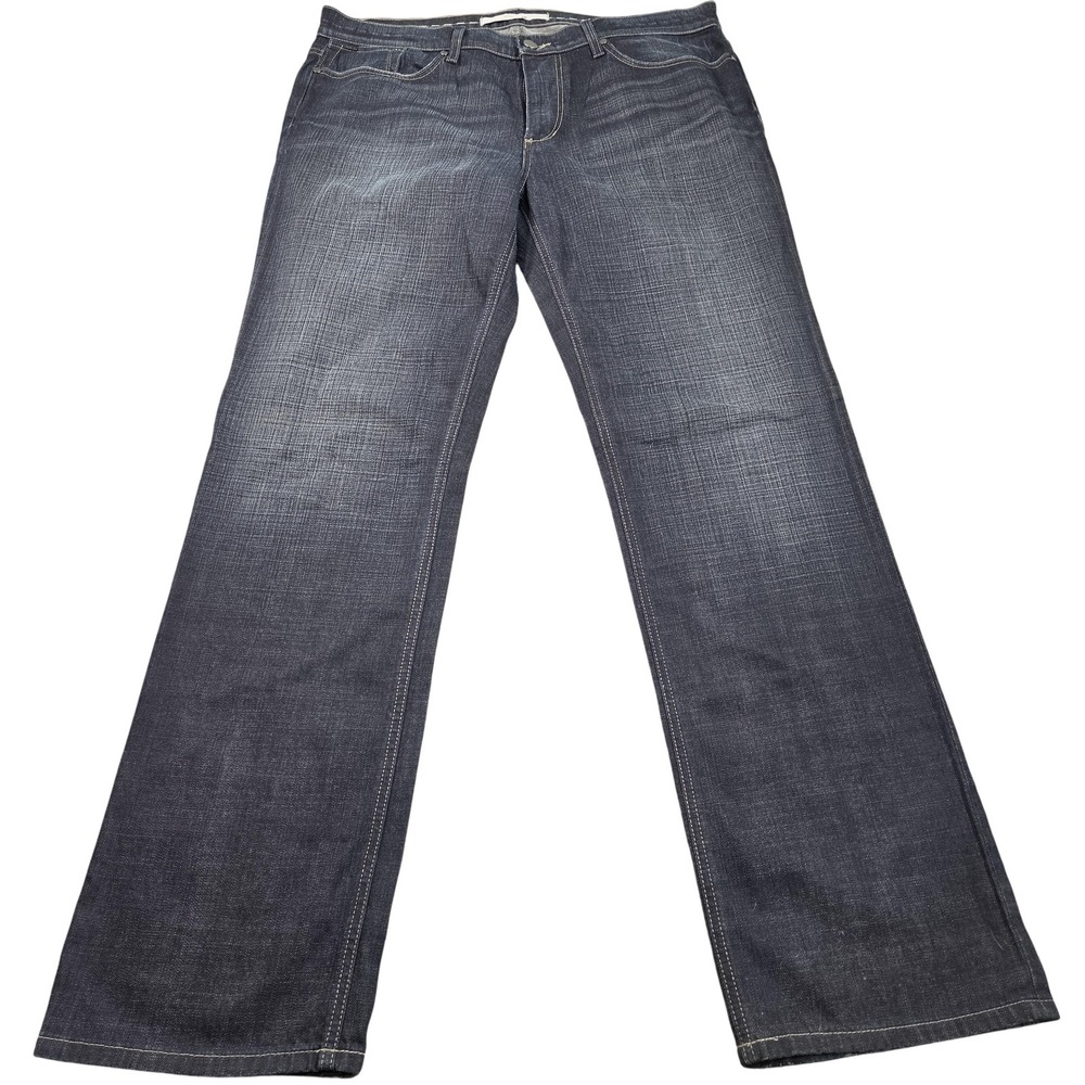 Joe's Jeans Malcom Jeans Mens 38x34 Blue Dark Wash Straight Stretch Denim